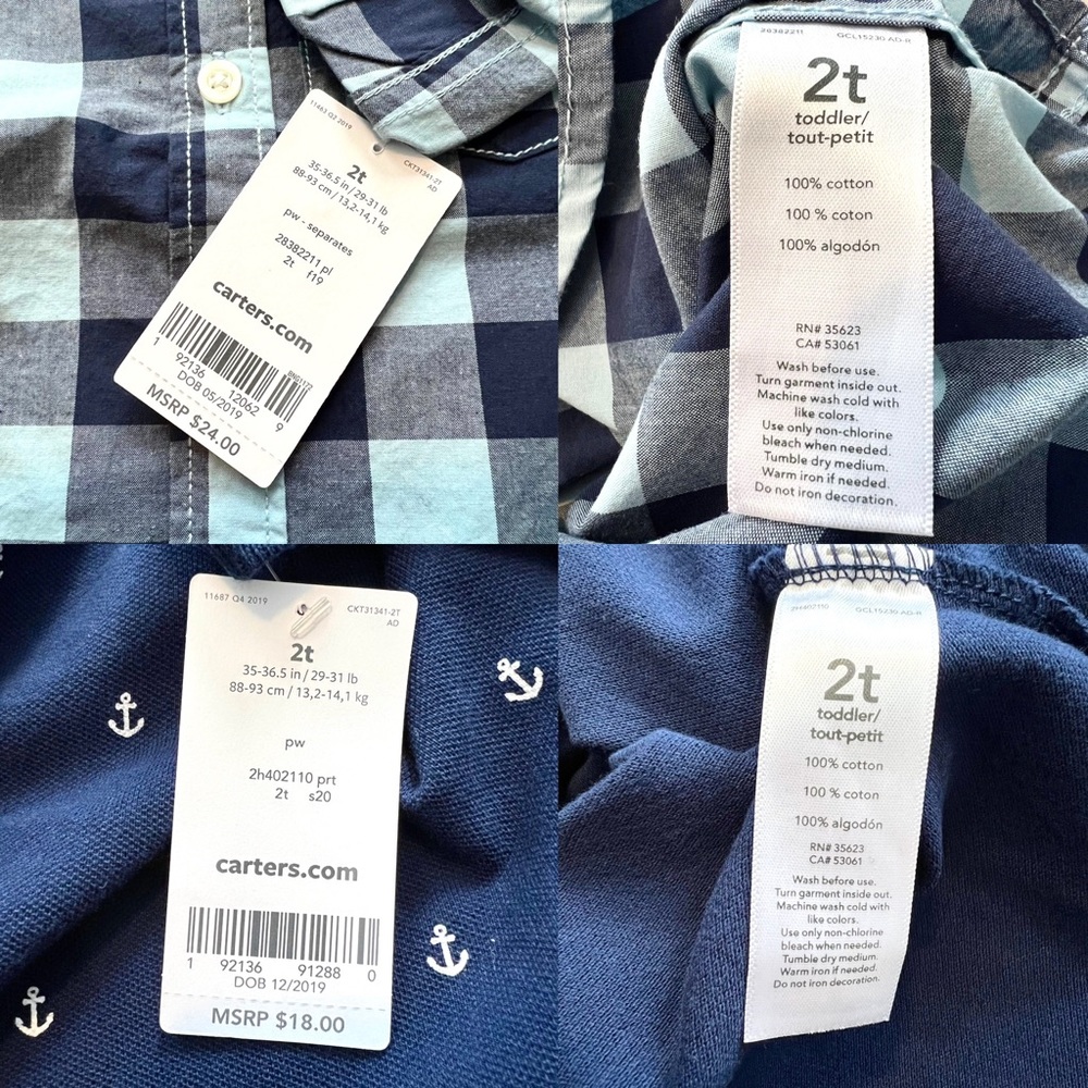 NWT Carter’s Spring/Summer Outfit Bundle Size 2T - Picture 6 of 14